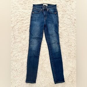 Madewell 10” high rise skinny jeans
